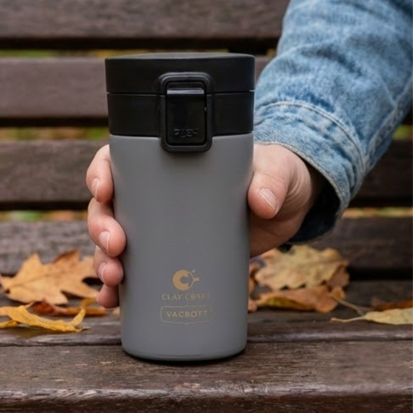 Vacbott Vacuum Caferoma Tumbler Double Walled 18 Hours Hot & 24 Hours Cold  Water Bottle Vacuum Insulated Hot & Cold Flask Mug 280 ml