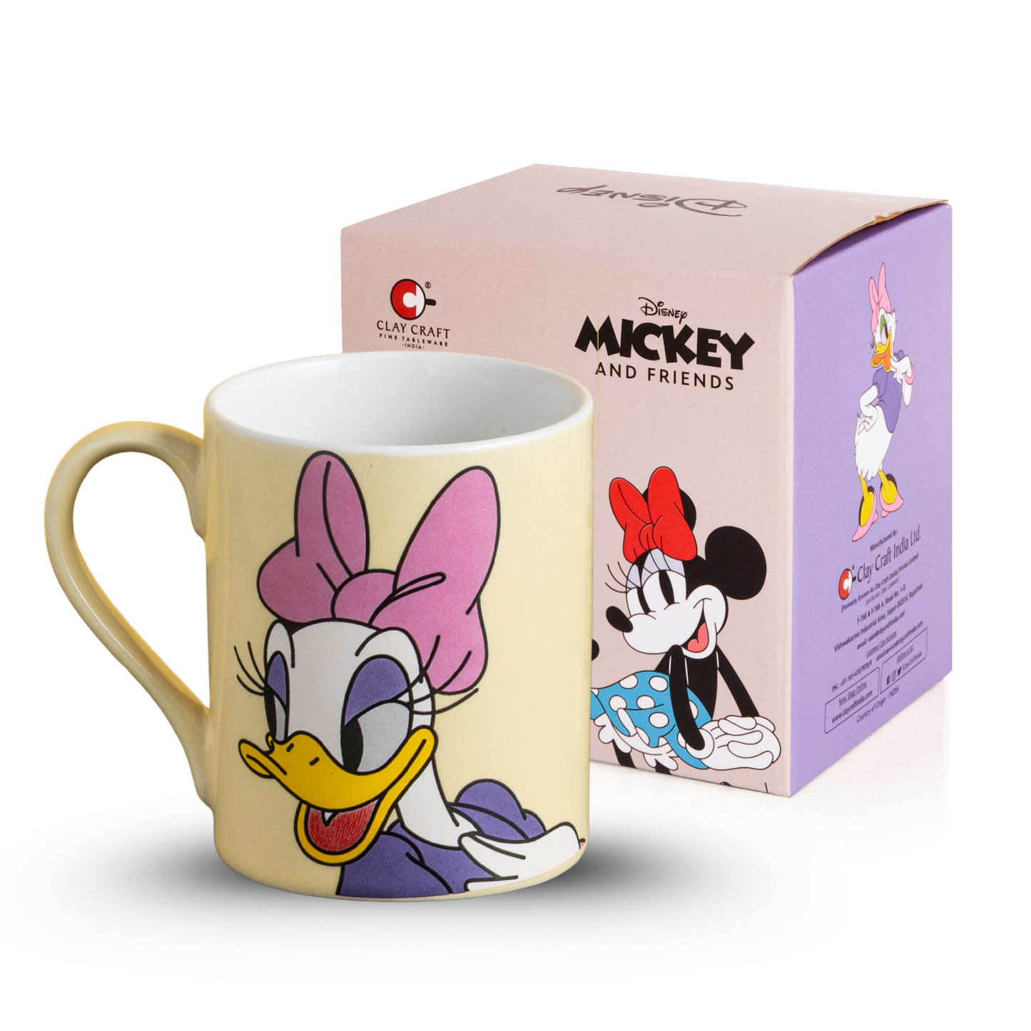 Disney Daisy Duck & Friends Cartoon Print  Coffee & Milk Mug 1 Piece (330ml)