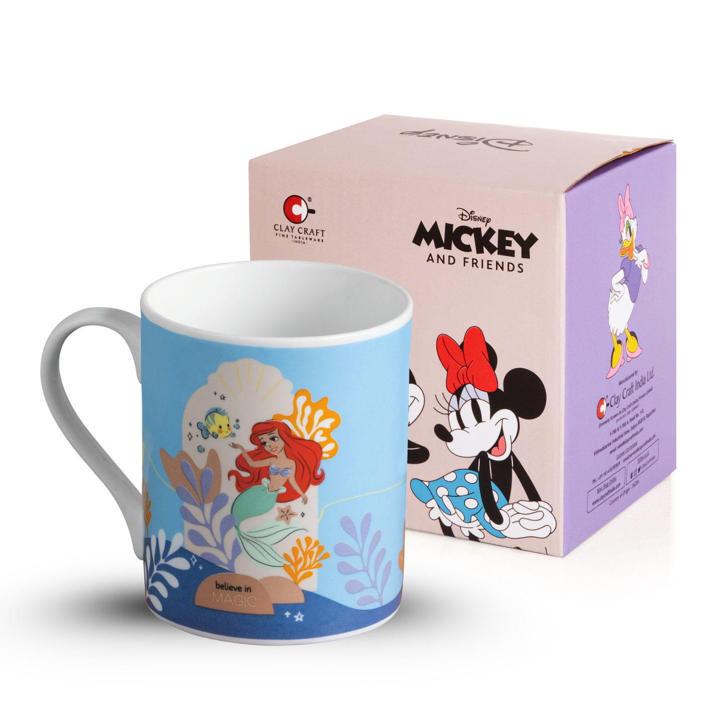 Disney Princess Cartoon Print  Coffee & Milk Mug 1 Piece (360ml)