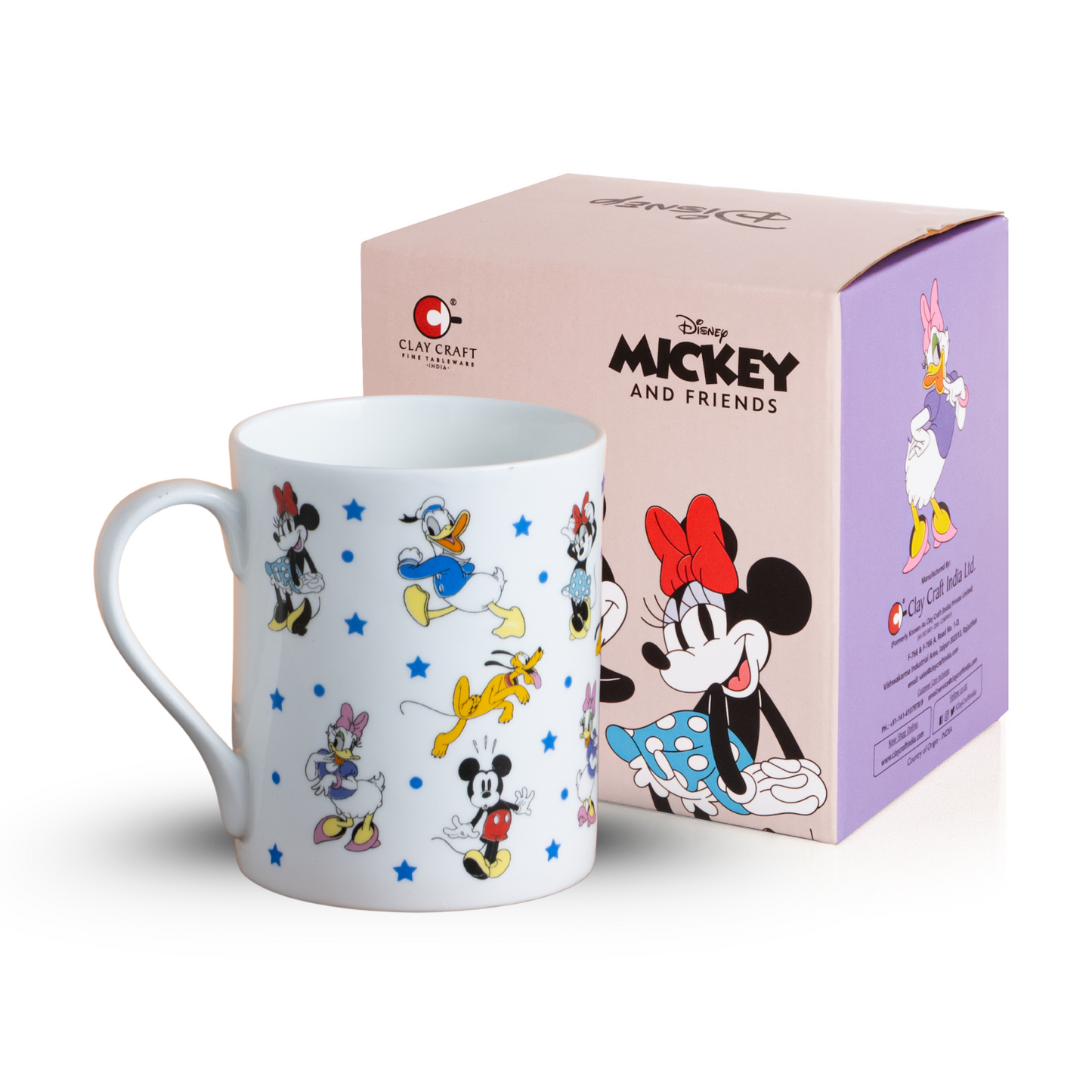 Disney Mickey, Minnie & Friends Cartoon Print  Coffee & Milk Mug 1 Piece (360ml)