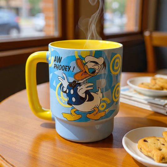 Disney Donald Duck Double-Sided Cartoon Print Pebble Coffee & Milk Mug – 1 Piece