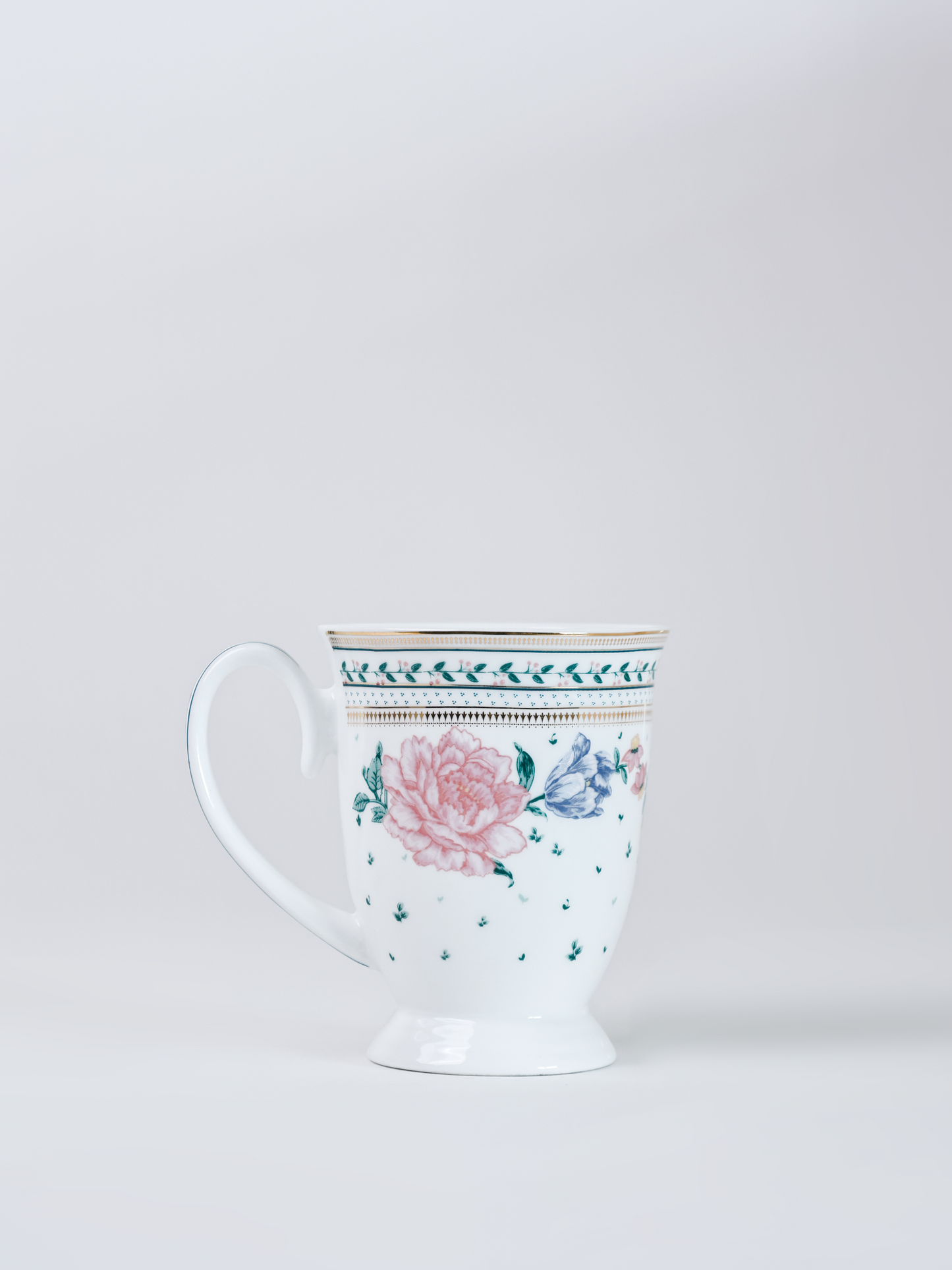 Magique by The Wishing Chair x Clay Craft,  Emerald Ribbon Alley Milk/ Coffee Mug, 1 Piece, 300 ml (T03)