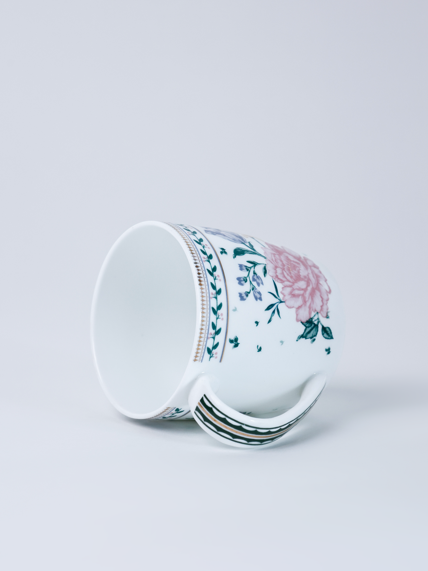 Magique by The Wishing Chair x Clay Craft, Emerald Ribbon Alton Coffee Mug Set of 6, 220 ml (T03)