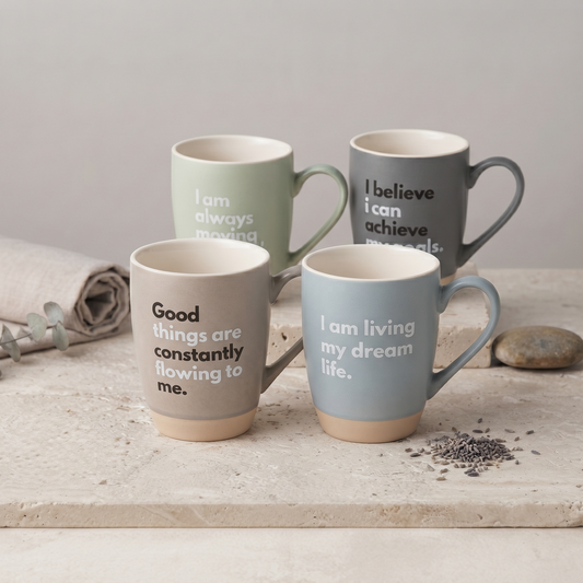 Aspire Trunk Pebble Ceramic Coffee & Milk Mug, 340 ml, 1 Piece