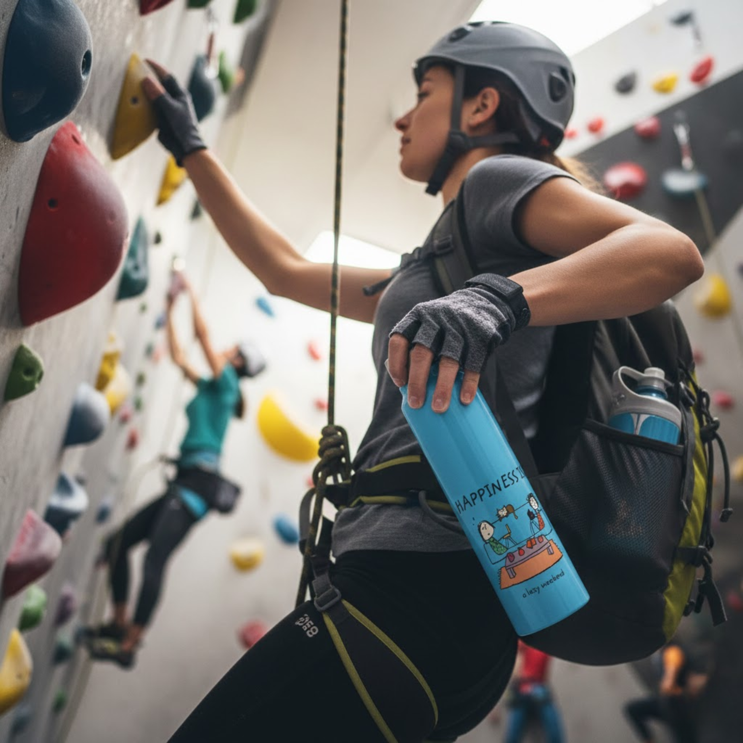 Vacbott Happiness is... Single Walled Non Insulated Water Bottle