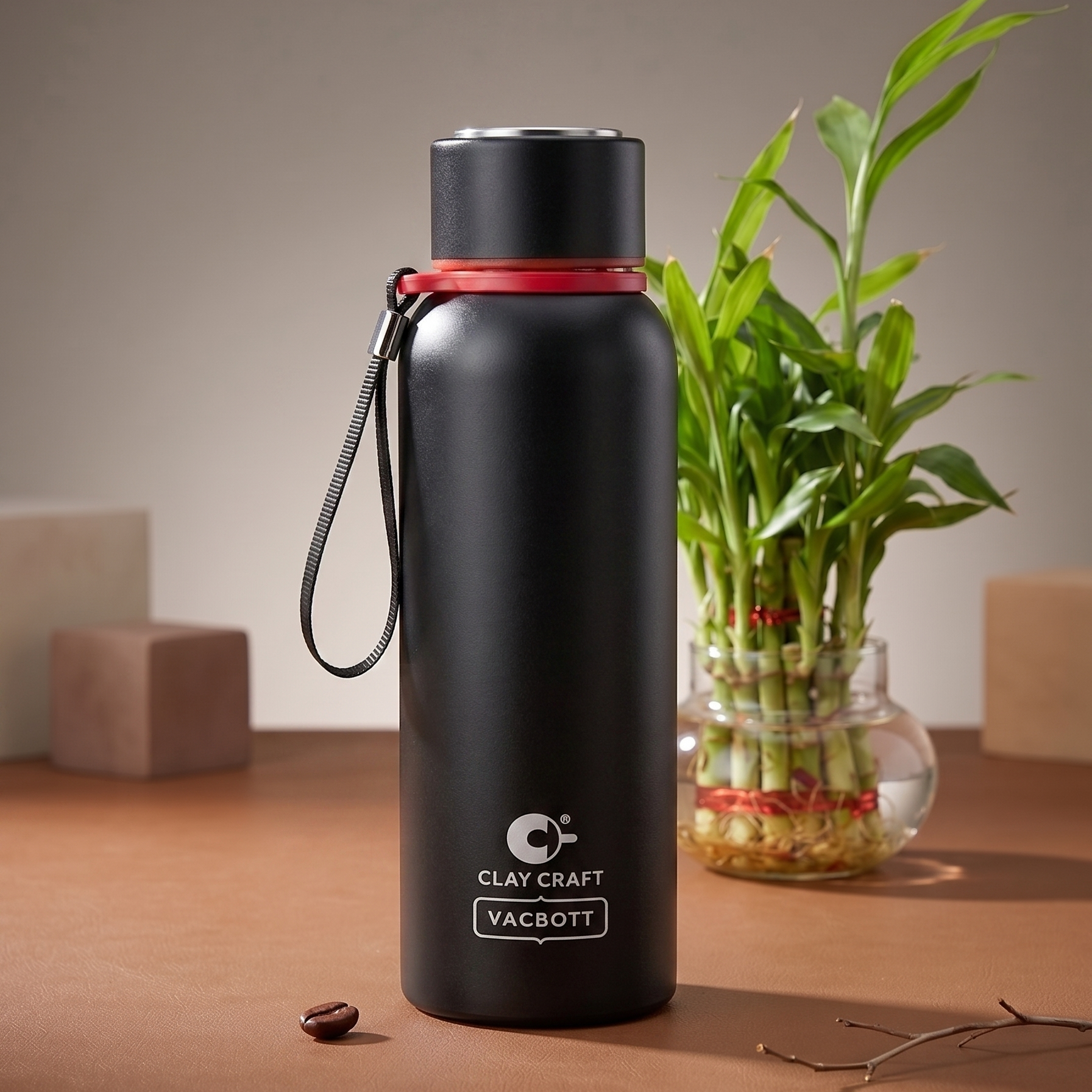 Vacbott Everest Vacuum Insulated Double Walled Water Bottle 18 Hrs