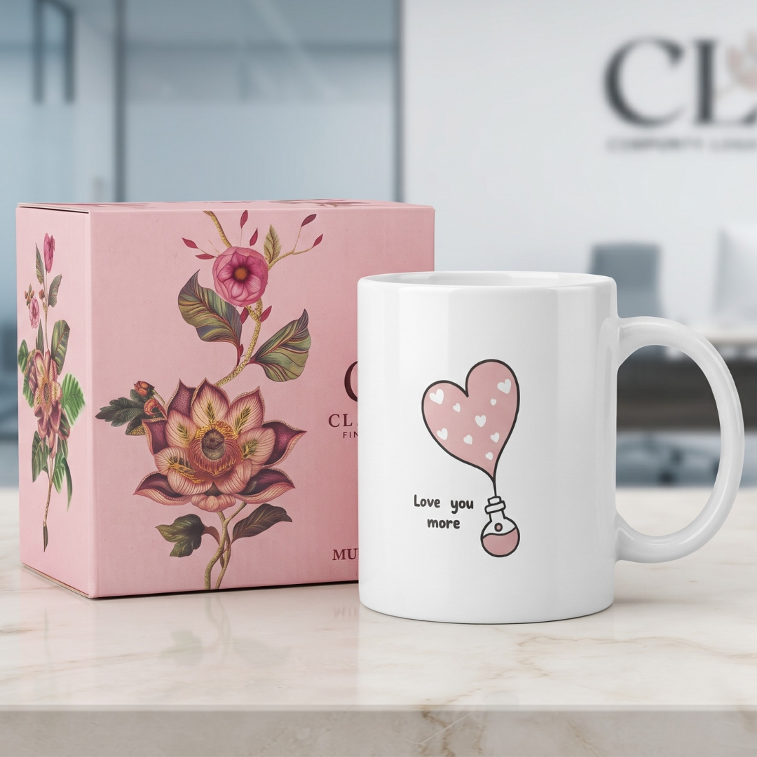 Swiss Pebble Ceramic Coffee & Milk Mug with Printed Quotes, 280ml