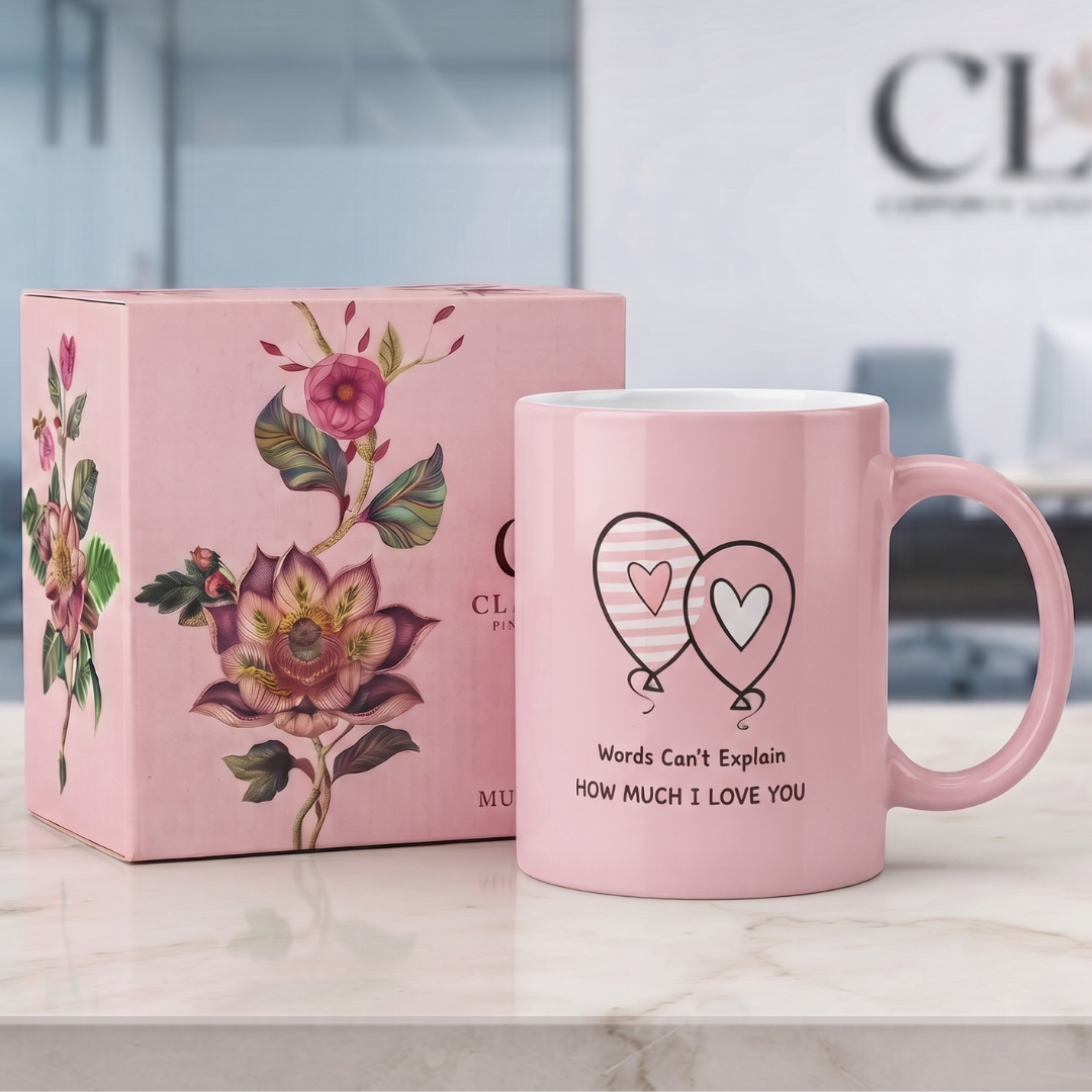 Swiss Pebble Ceramic Coffee & Milk Mug with Printed Quotes, 280ml