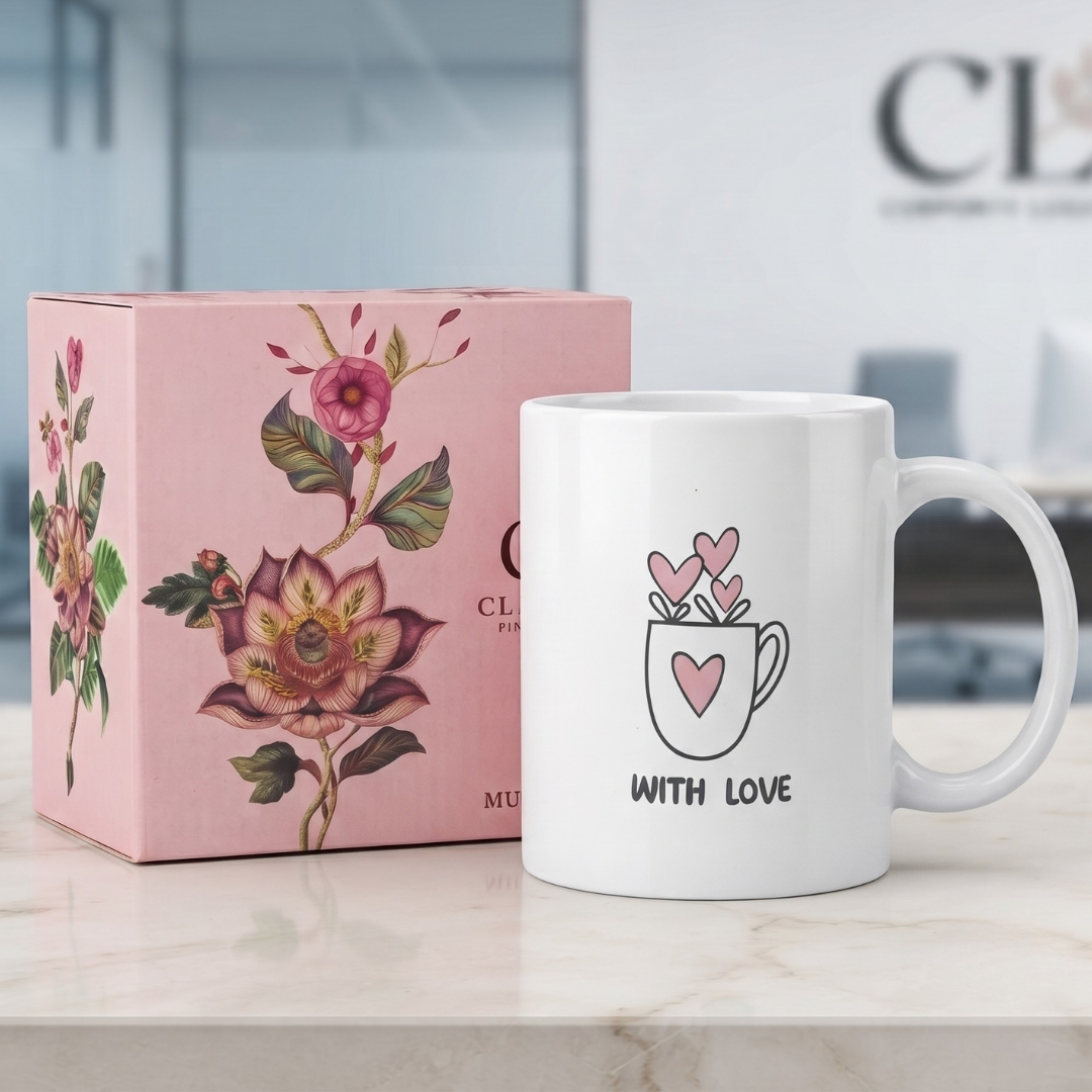 Swiss Pebble Ceramic Coffee & Milk Mug with Printed Quotes, 280ml
