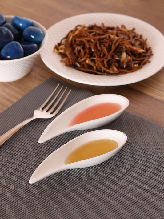 Clay Craft Small Tear Condiment/Dipping Bowls Set of 4 - 30 ml each