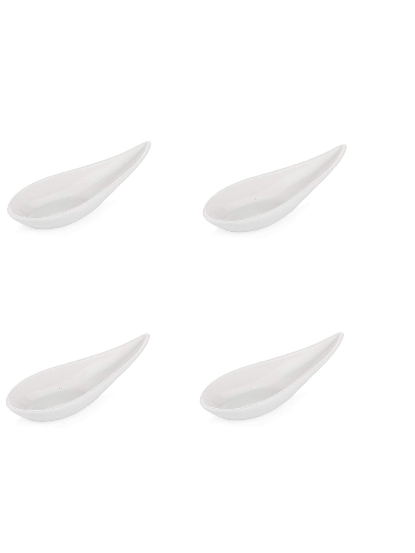 Clay Craft Small Tear Condiment/Dipping Bowls Set of 4 - 30 ml each