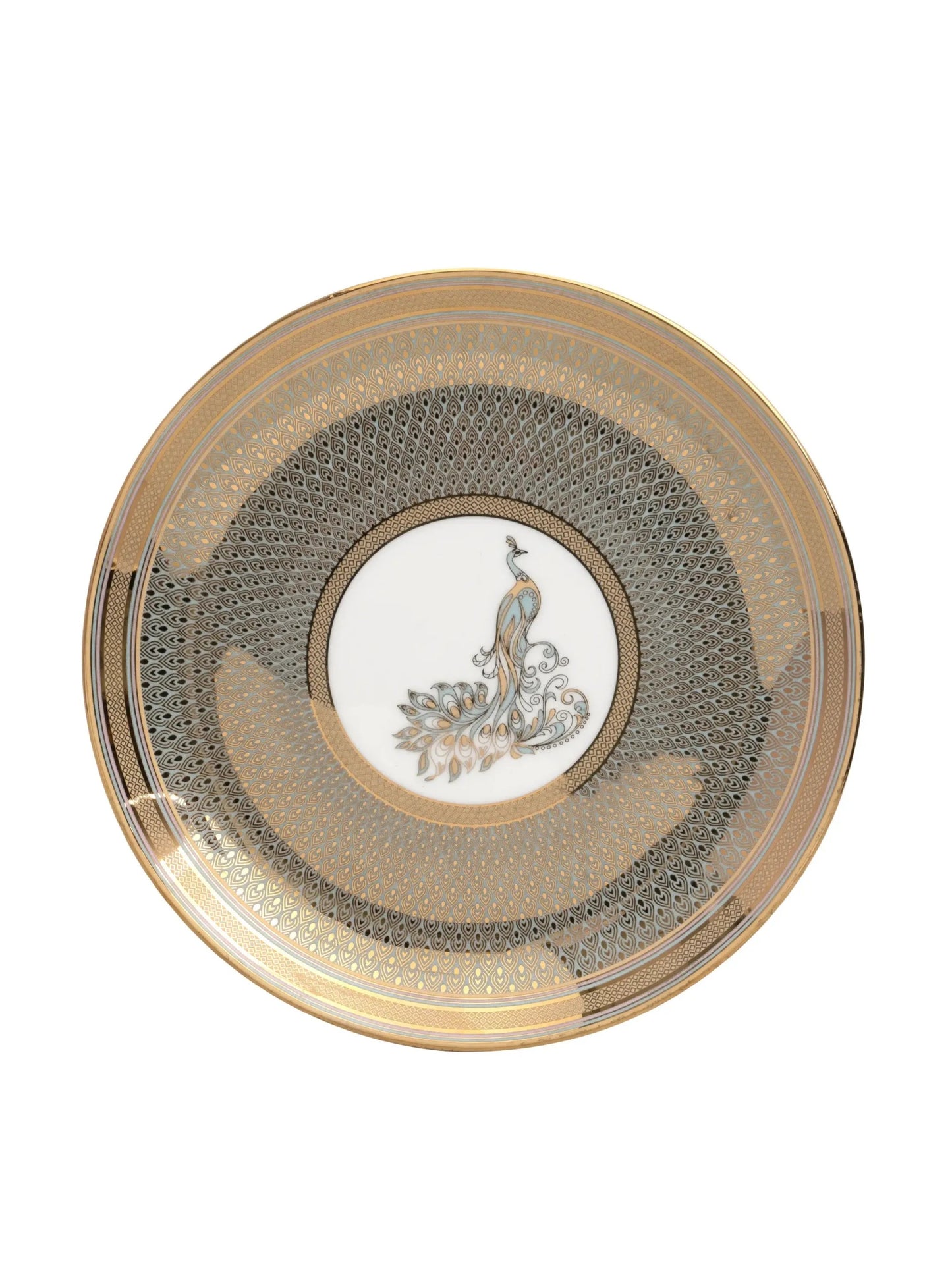 Urmi Emayura Dinner Set of 13 (EMAYURA), For Family of 4