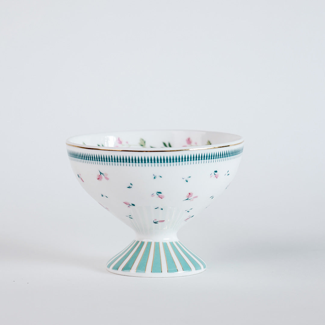 Magique by The Wishing Chair x Clay Craft, Portrait of a Rose Ice Cream Bowls Set of 4, 150 ml (T01)