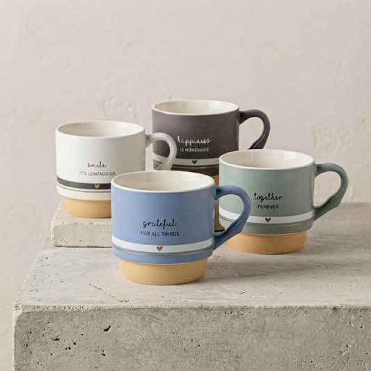 Cove Trunk Pebble Ceramic Coffee & Milk Mug, 300 ml, 1 Piece
