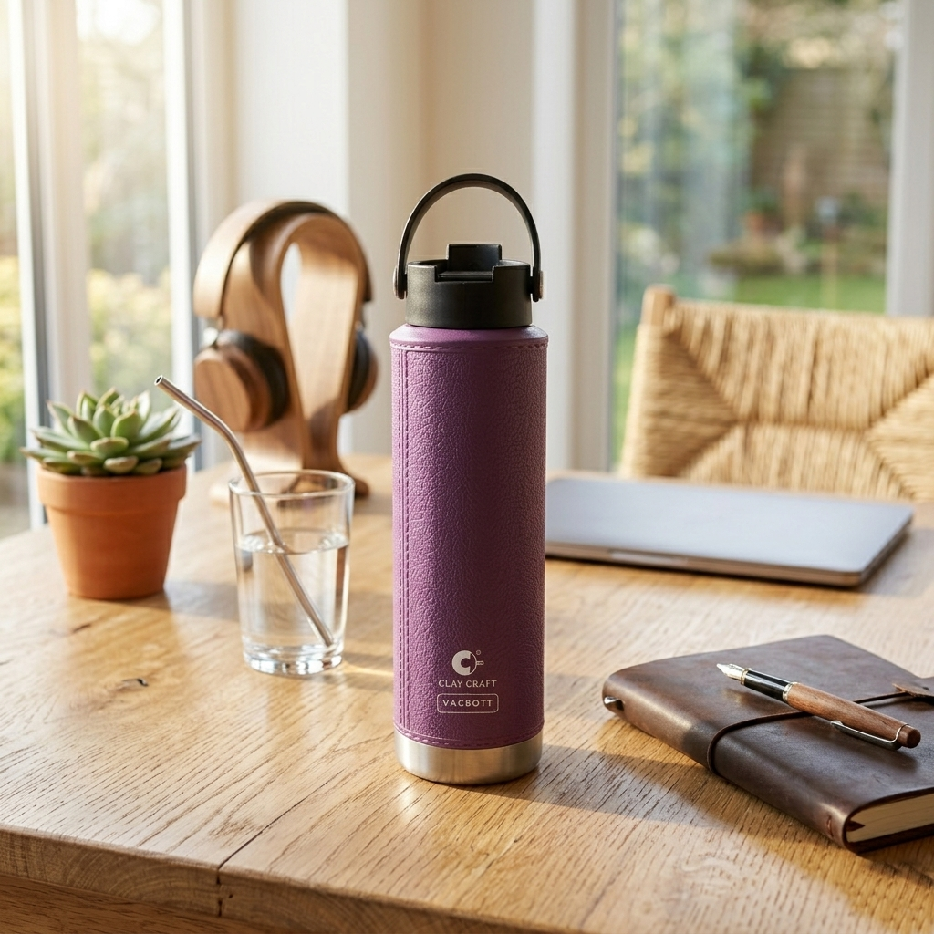 Vacbott Prima PU Insulation Hot & Cold for hours Water Bottle, 900 ml