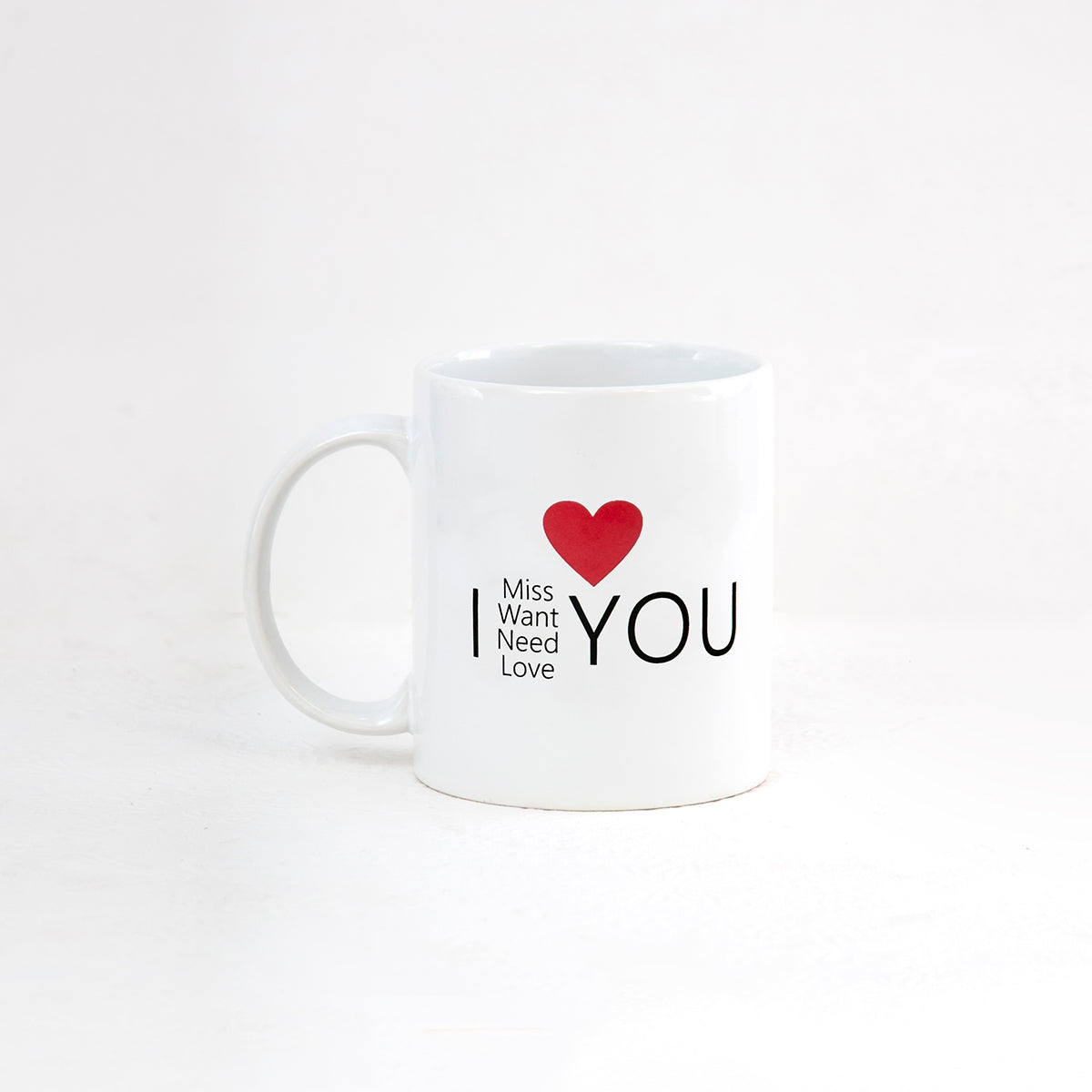 Swiss Coffee Mug, 1 piece, 300ml, Love you