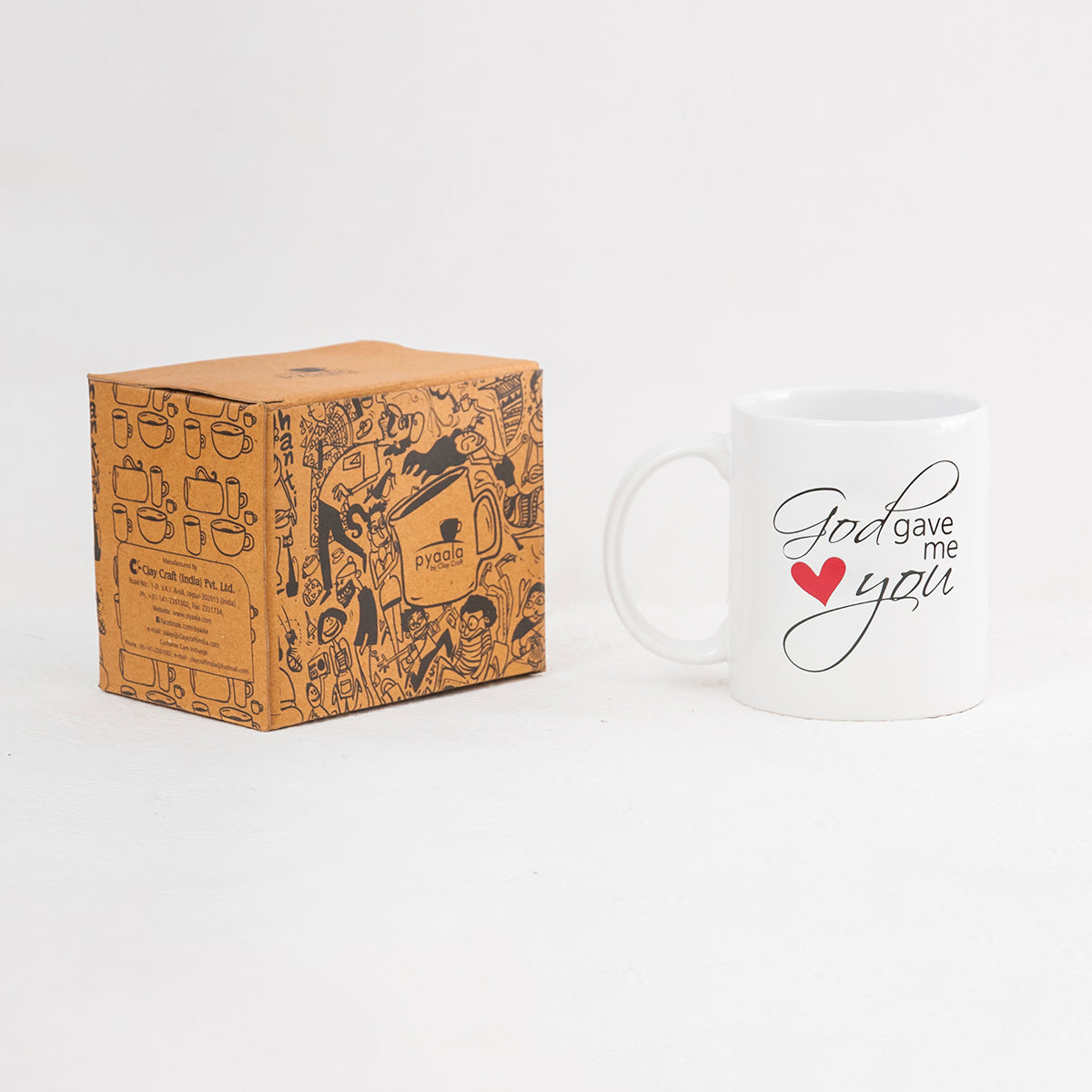 Swiss Coffee Mug, 1 piece, 300ml, Love you