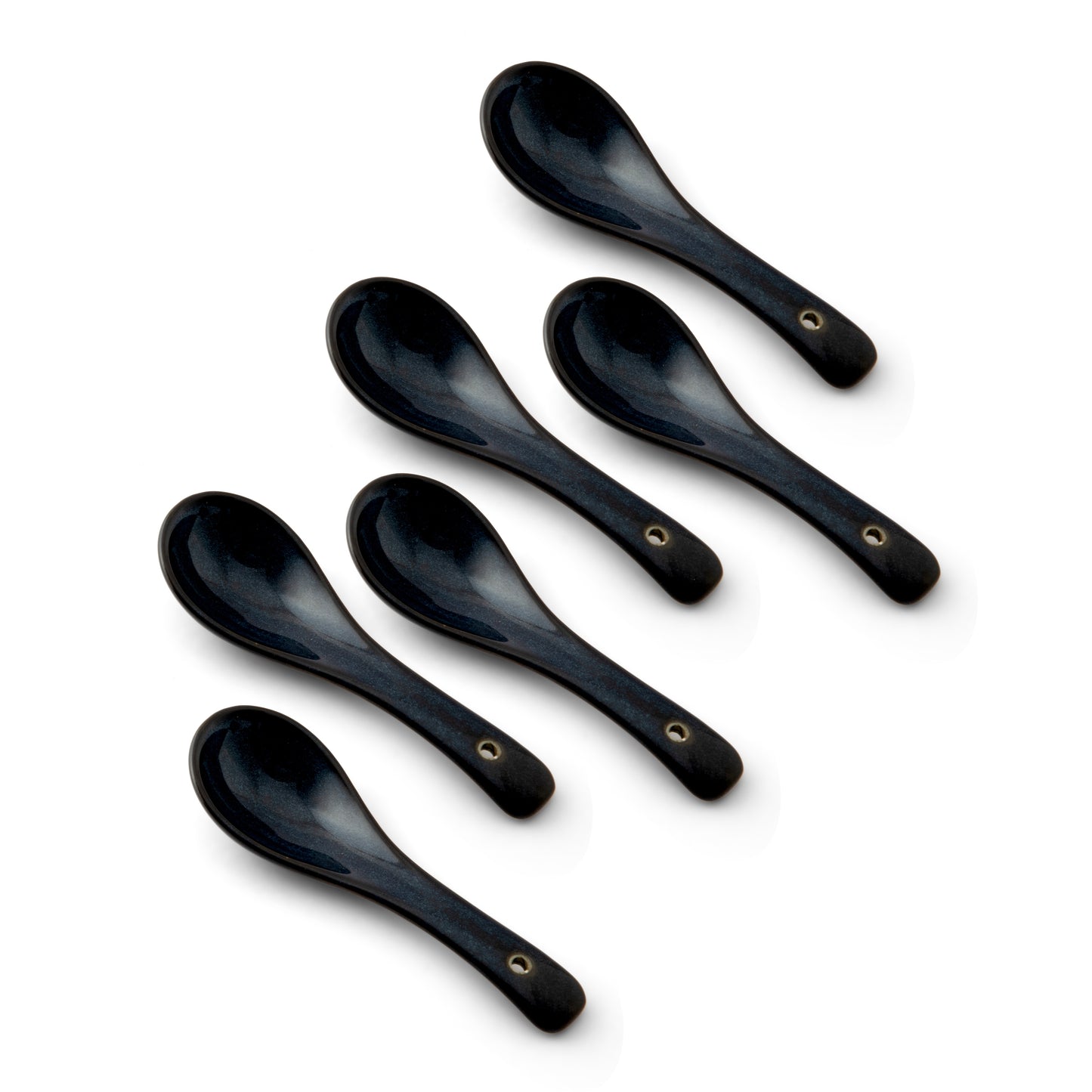 Clay Craft Pebble Mid Night Blue Ravonna Soup Bowl Gift Set of 18 Pcs