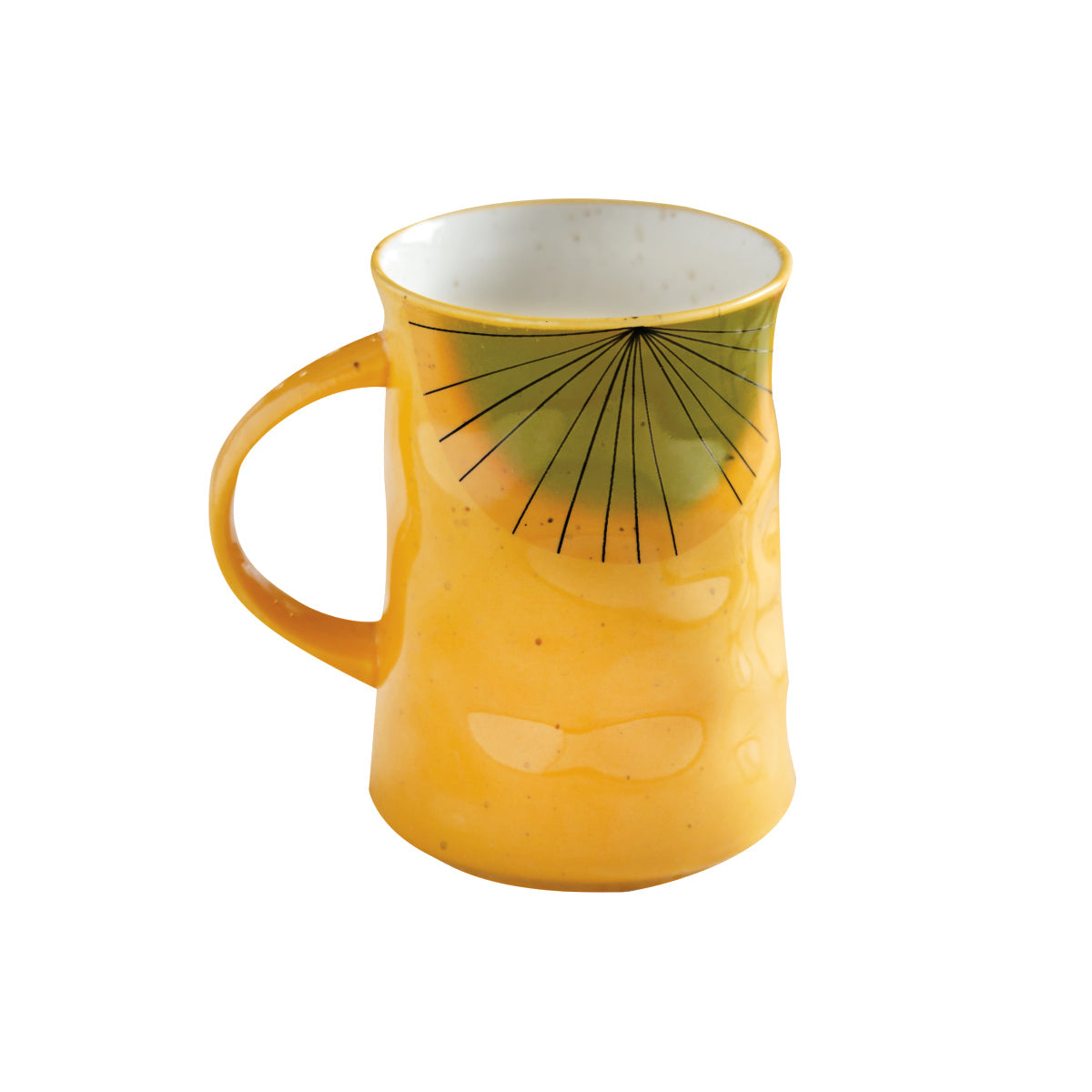 Dimple Color Coffee & Milk Mug, 345 ml, 1 Piece