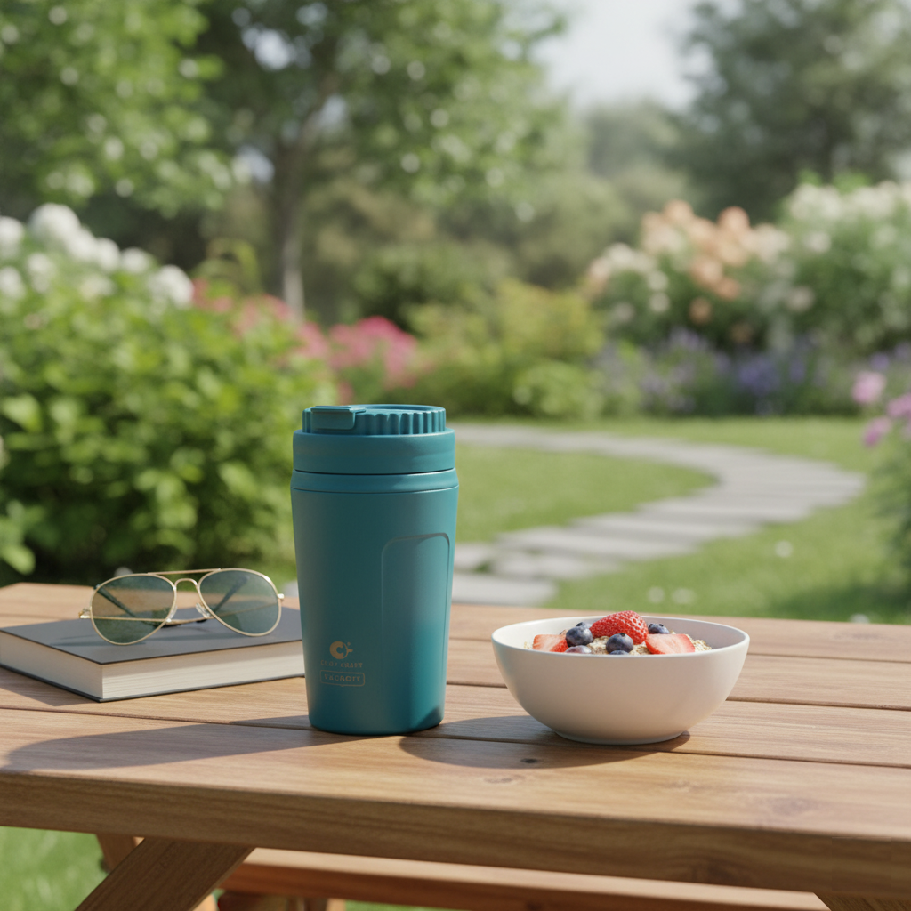 Vacbott Tornado Tumbler 400ml – Double Walled | 24-Hour Hot & Cold | BIS Certified