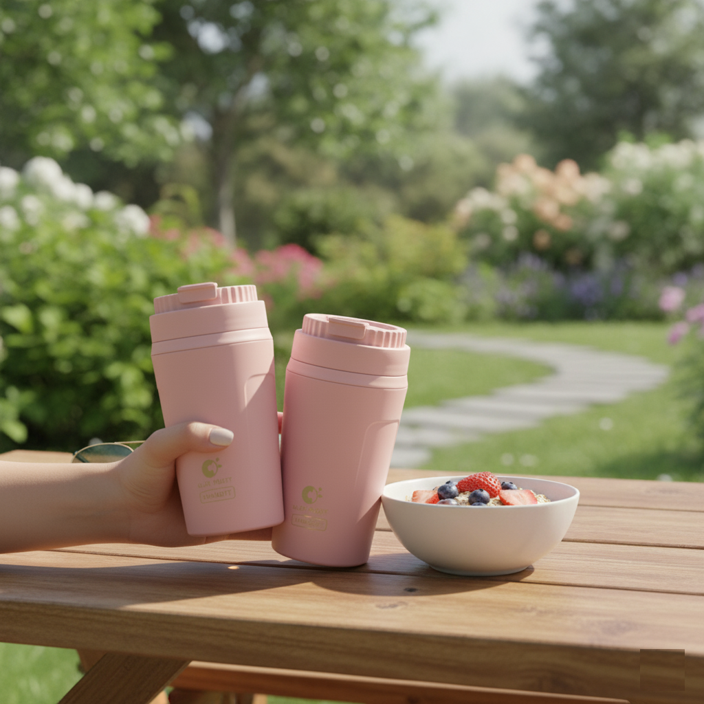 Vacbott Tornado Tumbler 400ml – Double Walled | 24-Hour Hot & Cold | BIS Certified