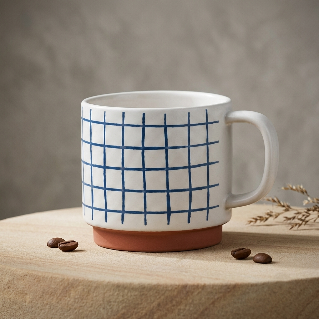 Clay Craft Tango Pebble Ceramic Printed Coffee & Milk Mug