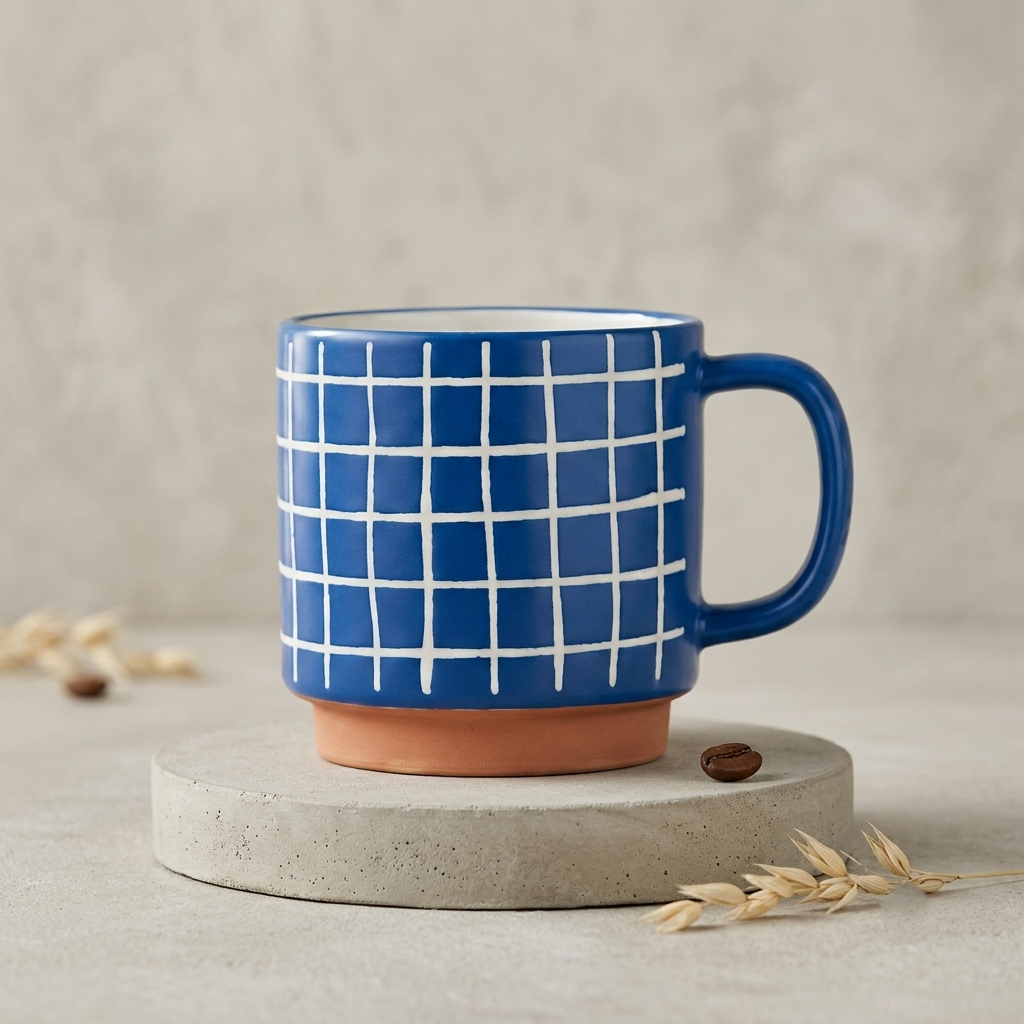 Clay Craft Tango Pebble Ceramic Printed Coffee & Milk Mug