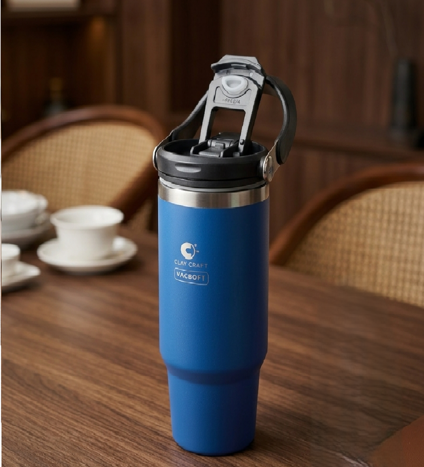 Vacbott EverSip™ Tumbler with Top Lid Handle , 900 ml