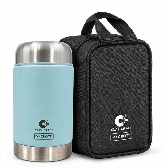 Vacbott Double Walled Vacuum Insulated Food Jar 550 ml | Keeps Food Hot & Cold Longer