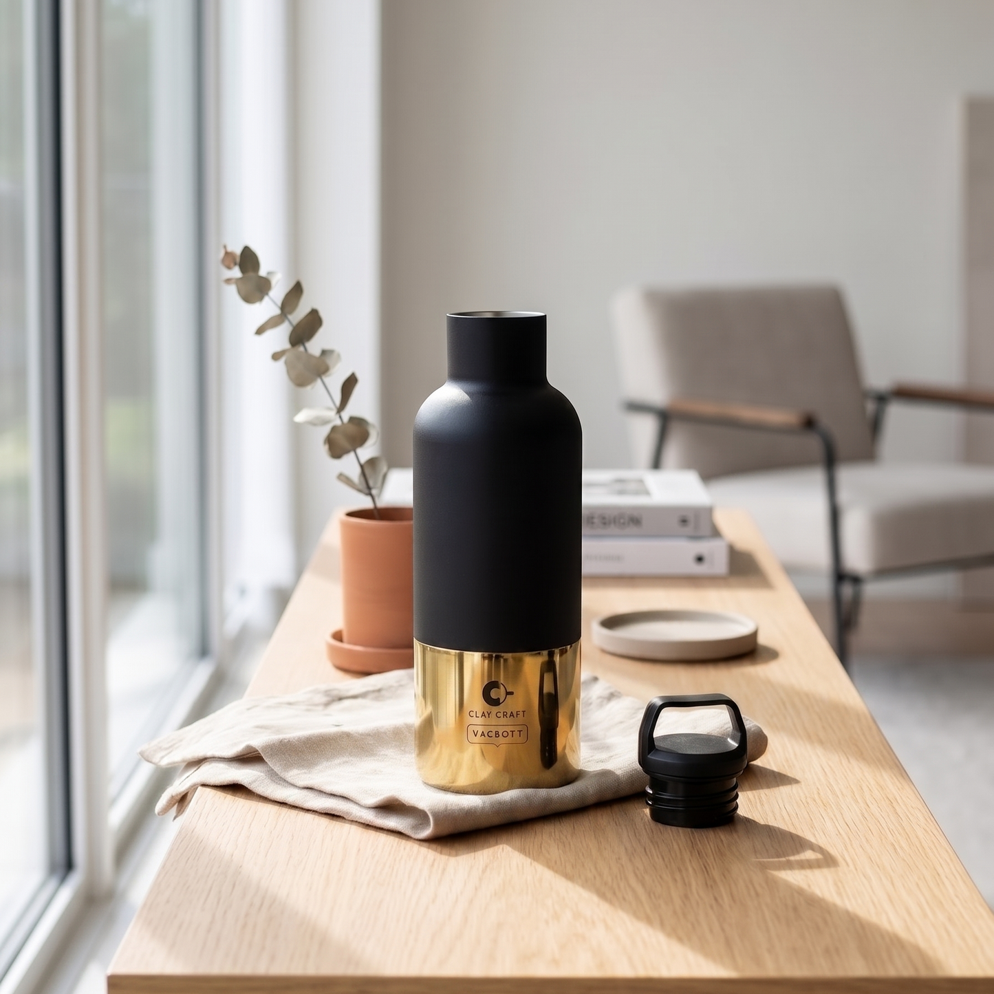 Vacbott Vacuum Bottle, Trekko Electro Double Walled 18 Hours Hot & 24 Hours Cold  Water Bottle Vacuum Insulated Hot & Cold Flask, 700/900ml