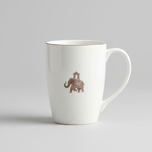 JCPL Orion Clark Matang Porcelain Milk Mug - 1 Pcs