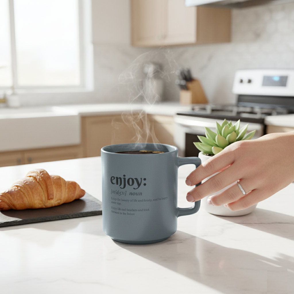 Cleo Enjoy Definition Pebble Milk Mug - 1 Pc - 400 ml (Cleo C01)