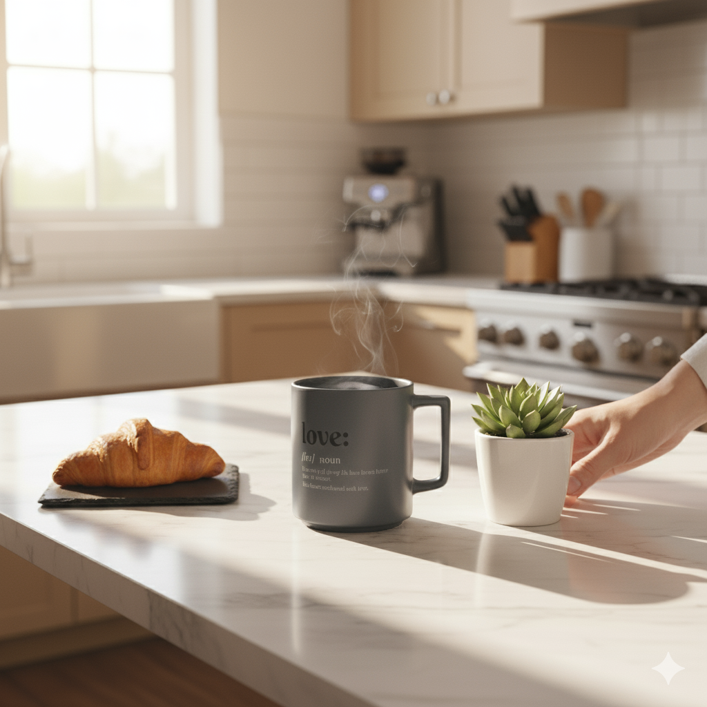 Cleo Love Definition Pebble Milk Mug - 1 Pc - 400 ml (Cleo C04)