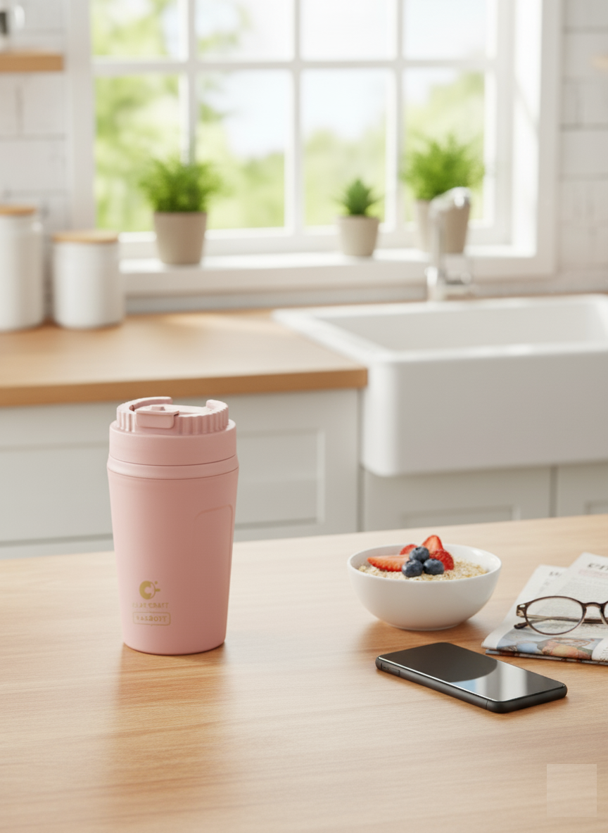 Vacbott Tornado Tumbler 400ml – Double Walled | 24-Hour Hot & Cold | BIS Certified