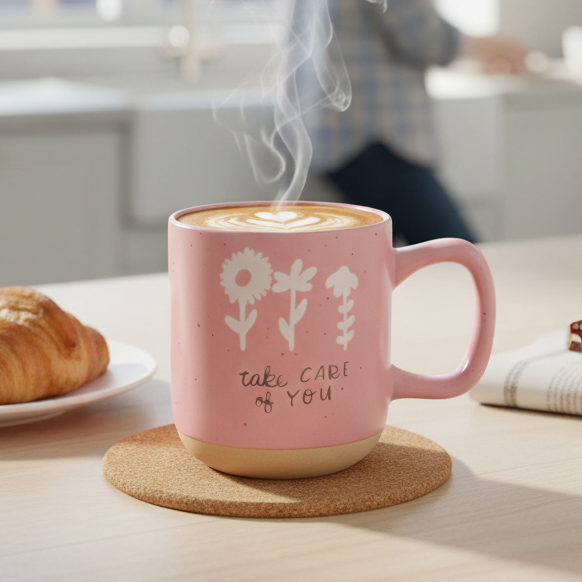 Martha Pebble Milk/Coffee Mug - 1 Pc - 360 ml (Martha M02)