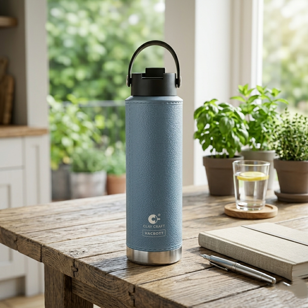 Vacbott Prima PU Insulation Hot & Cold for hours Water Bottle, 900 ml