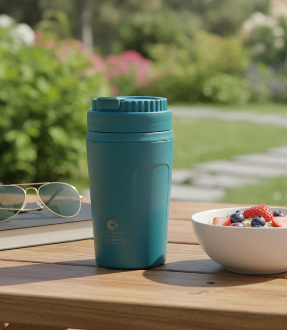 Vacbott Tornado Tumbler 400ml – Double Walled | 24-Hour Hot & Cold | BIS Certified