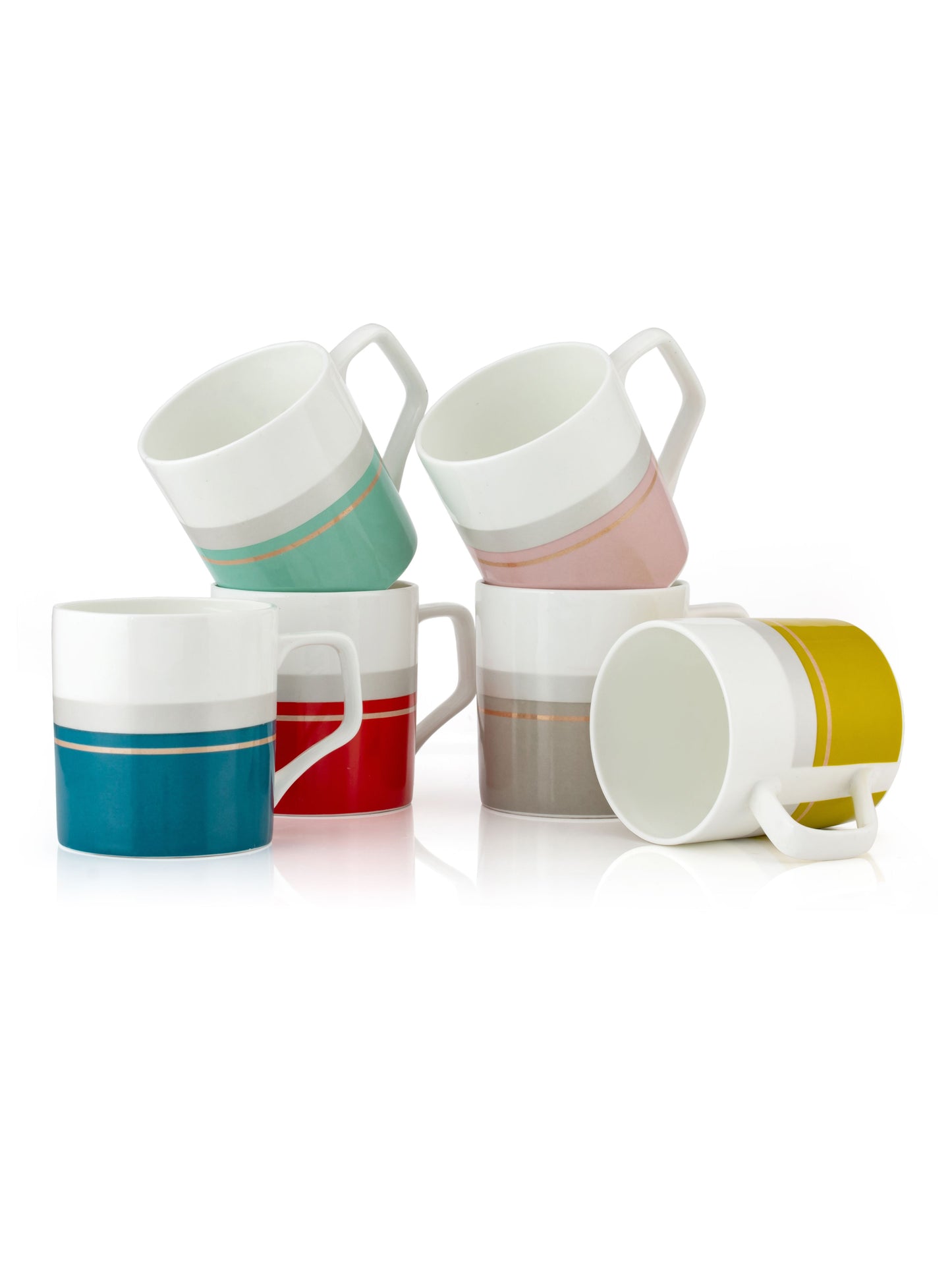 JCPL Director Hilton Coffee & Tea Mug Set of 6 (4550)