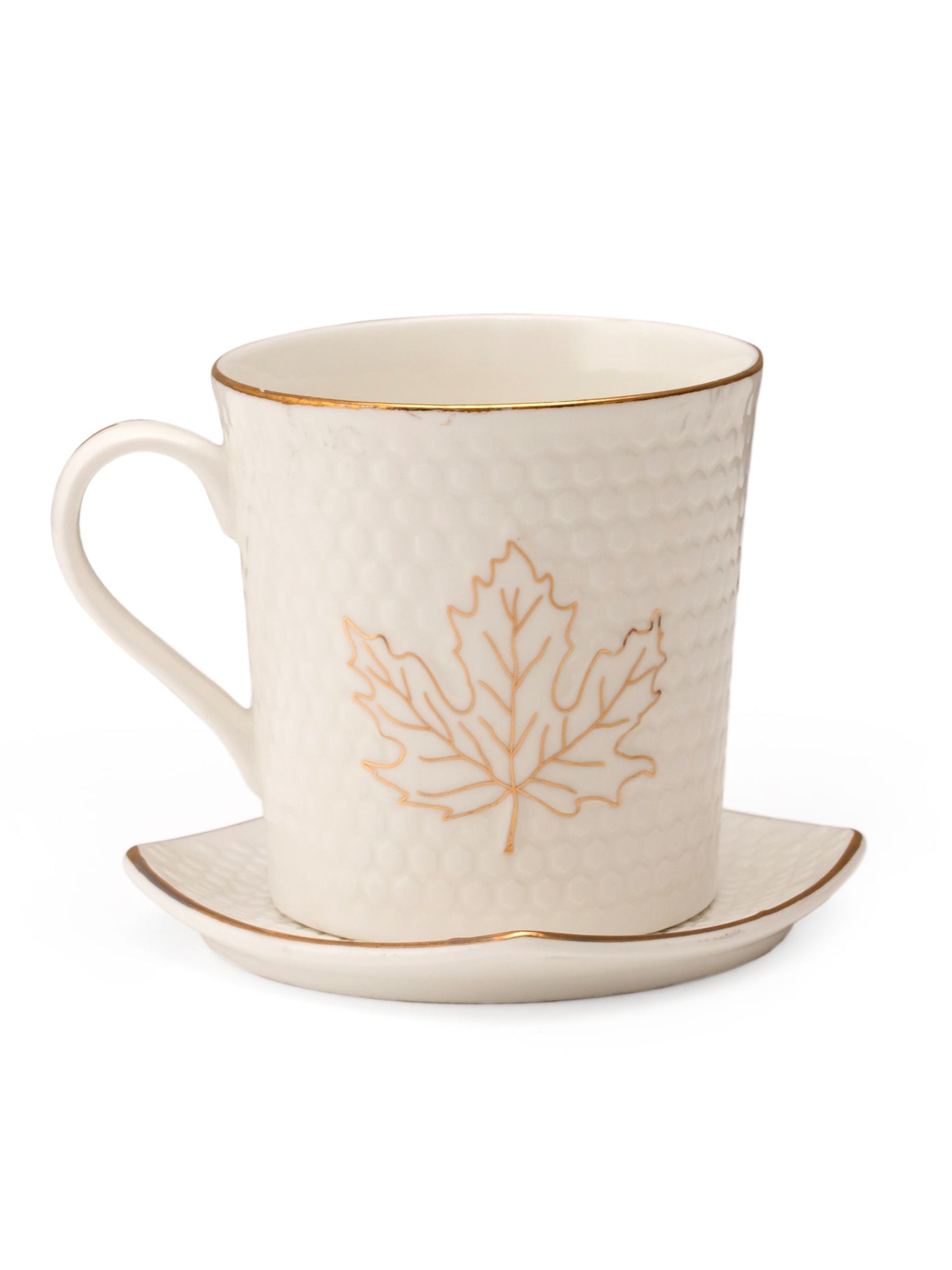 JCPL Abode Chinar Coffee & Tea Mug with Coaster Set of (6 Cups + 6 Coaster) (401)