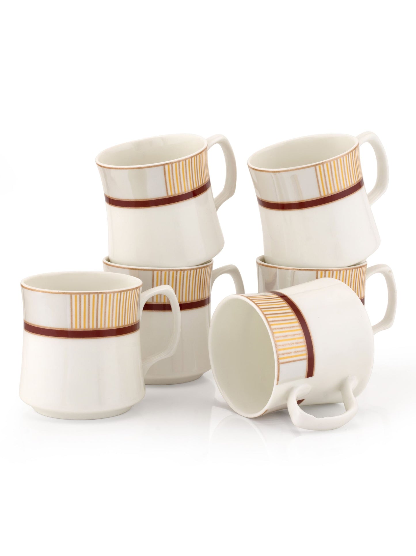 Mike Super Coffee & Tea Mugs, 160ml, Set of 6 (S383)