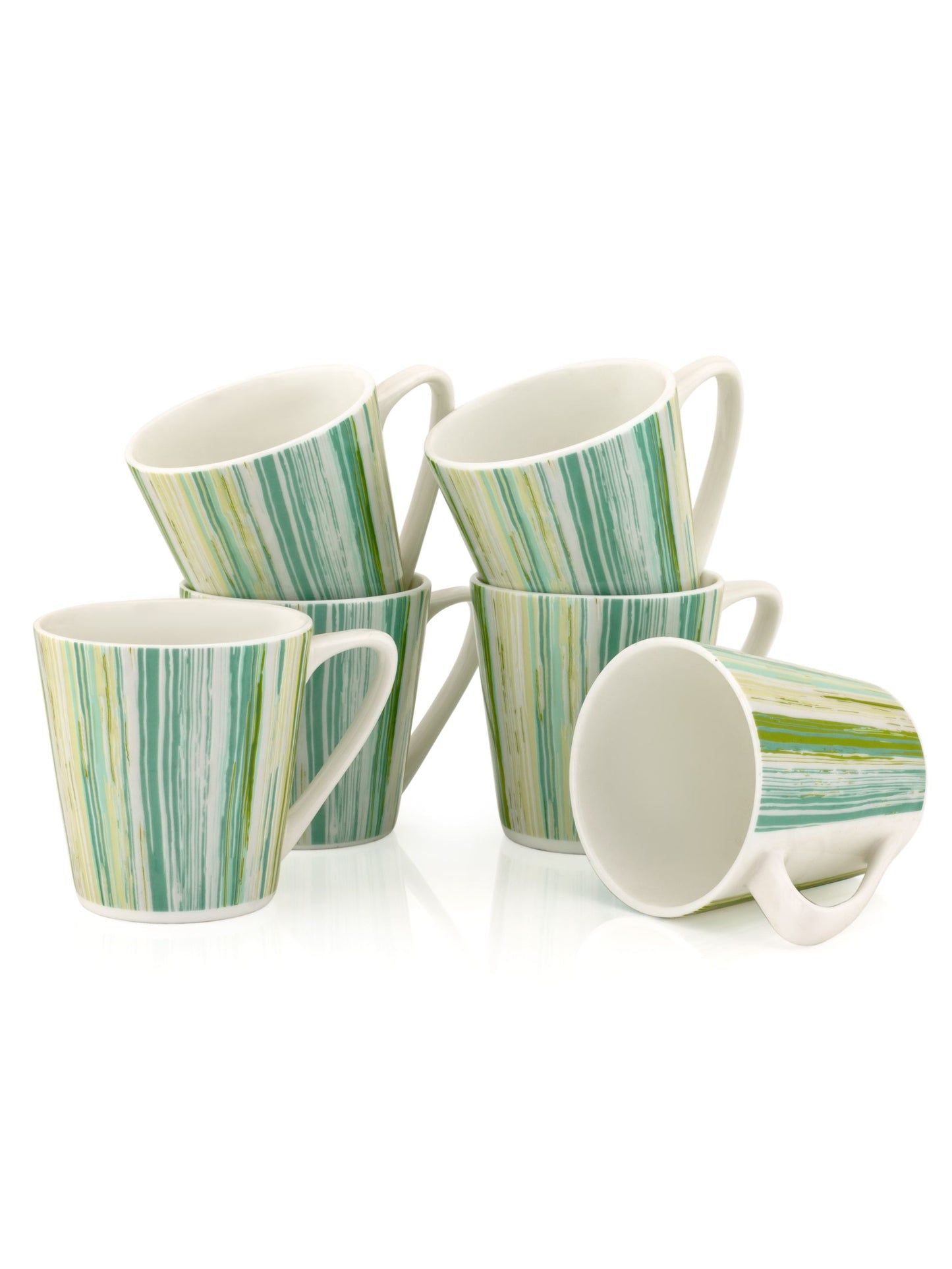 Rock Hilton Coffee & Tea Mugs, Set of 6, 150ml (307)