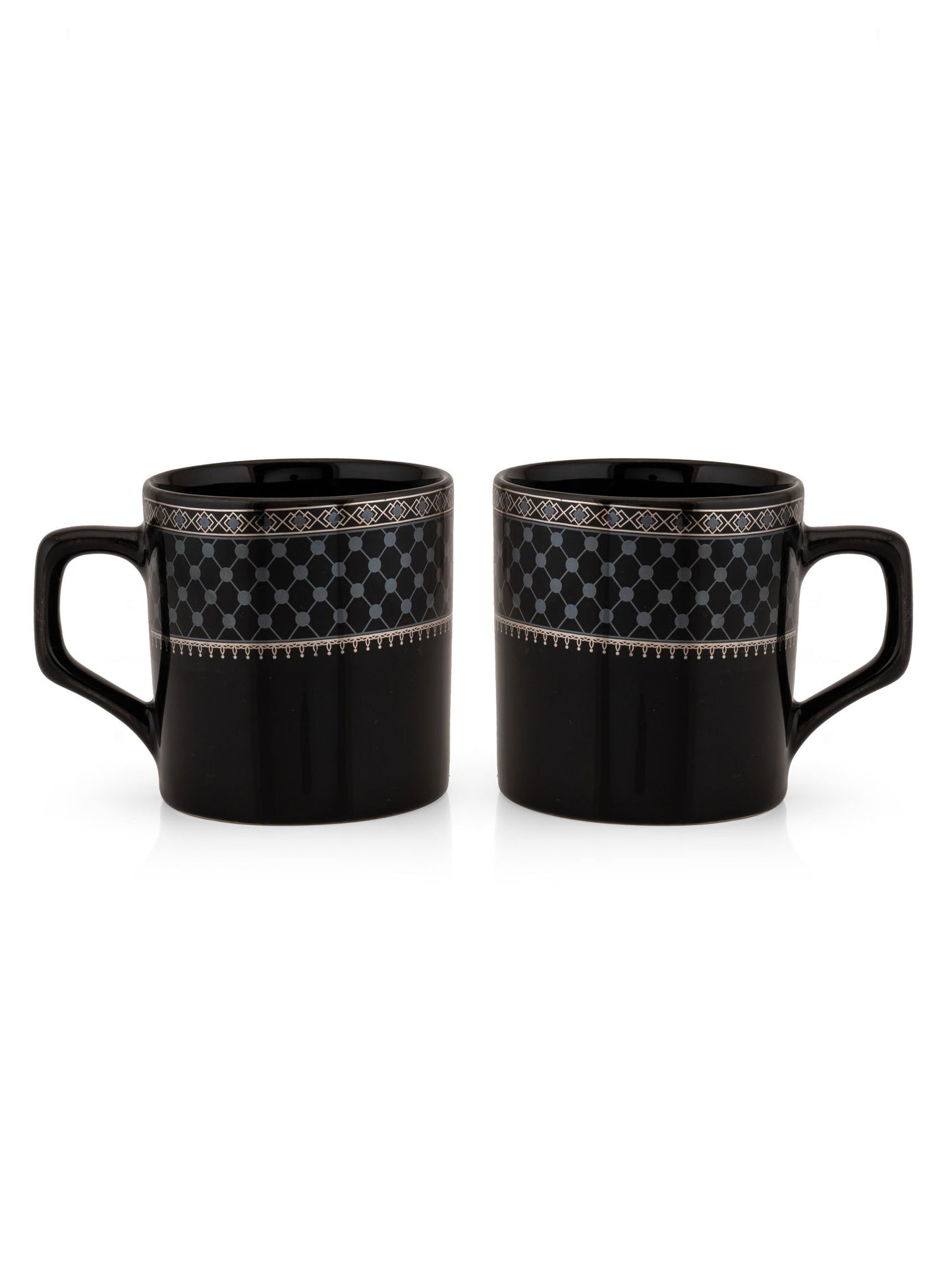 Director Black Gold Coffee & Tea Mug Set of 6 (E609)