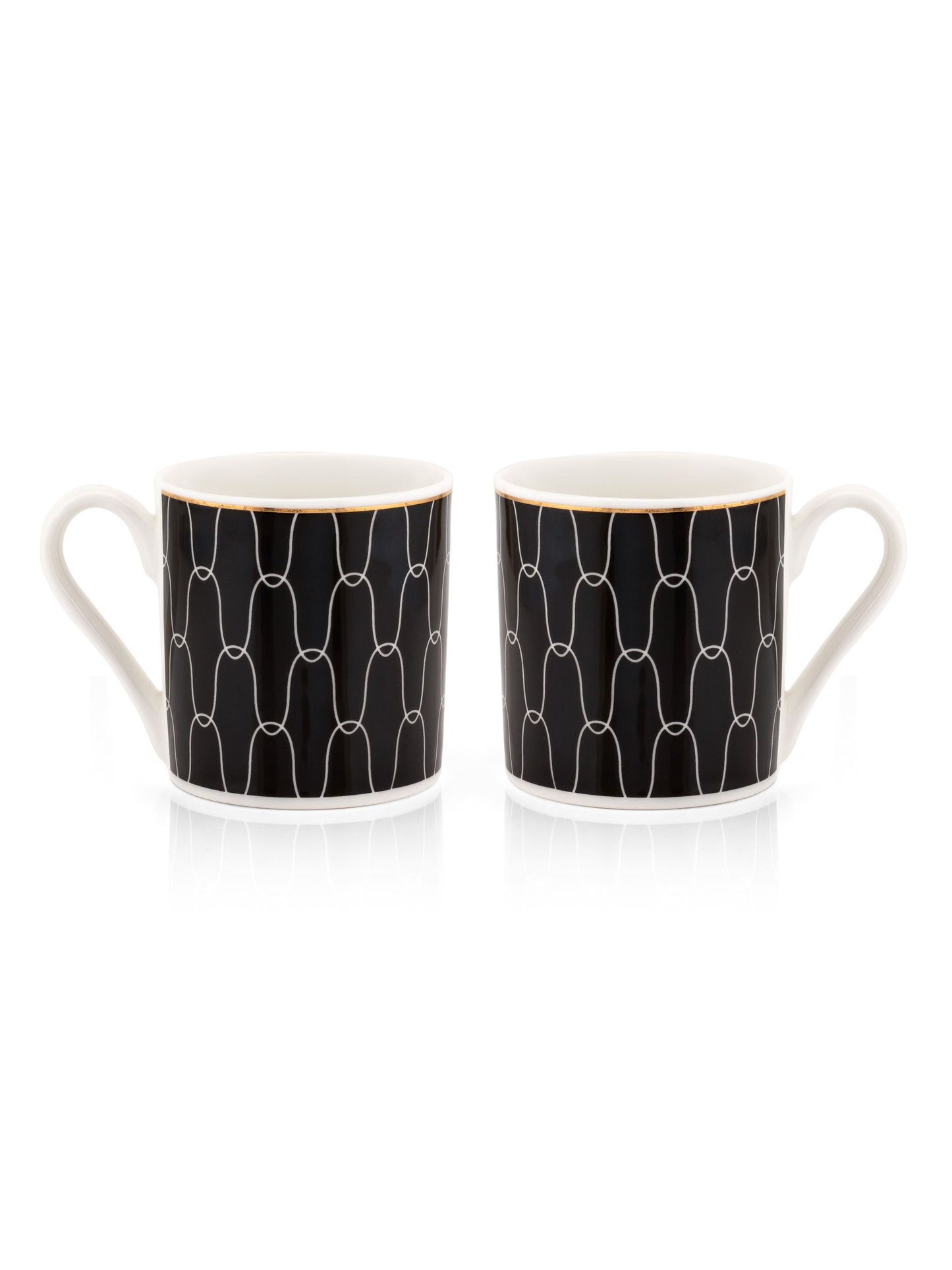 Melon Noir Coffee & Tea Mugs, 210ml, Set of 6 (N406)