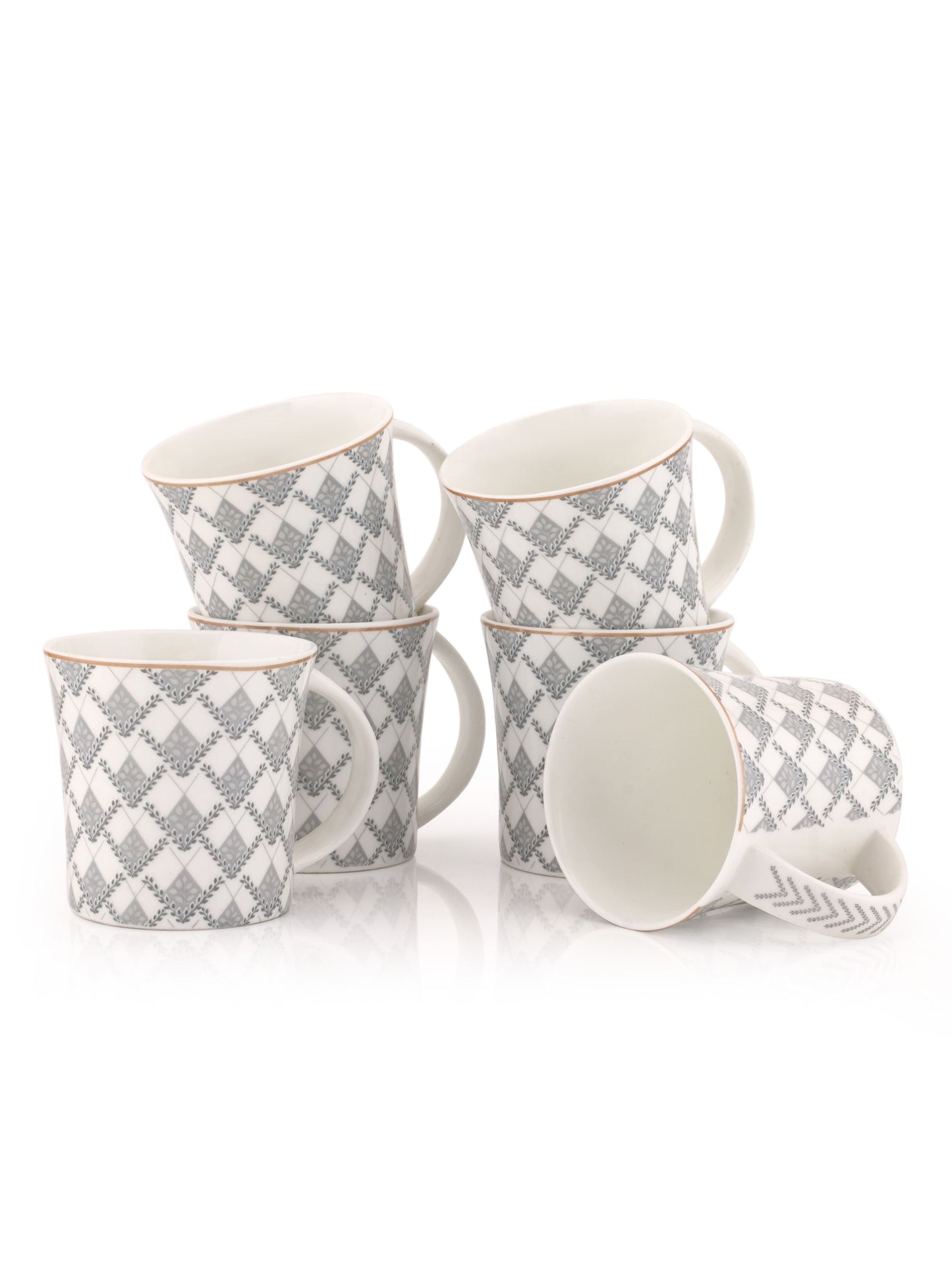 Jackson Hilton Coffee & Tea Mugs, 155ml, Set of 6 (345)
