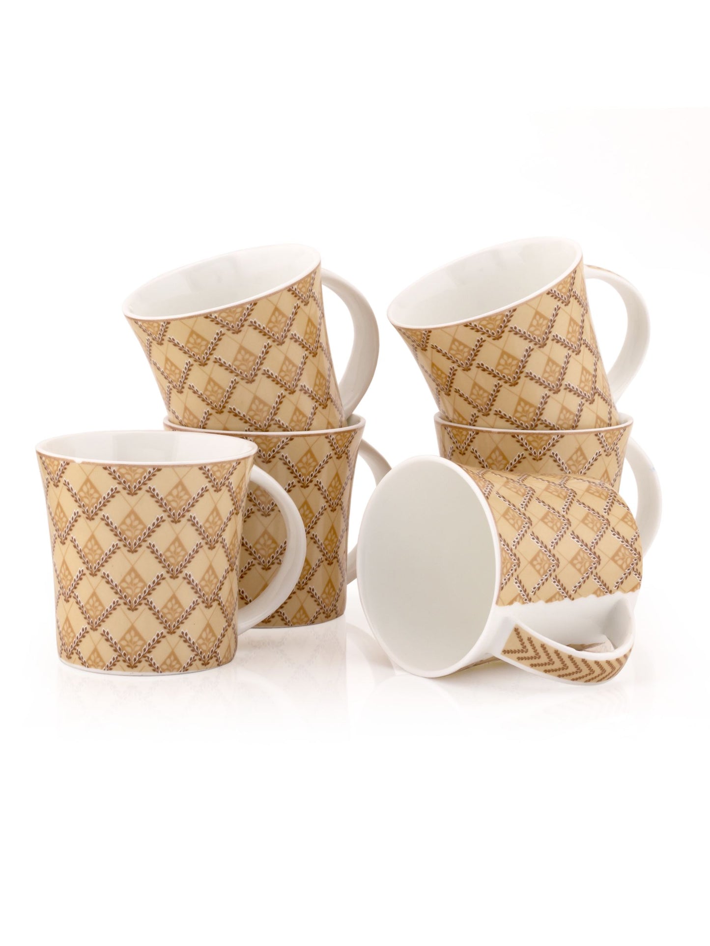 Jackson Hilton Coffee & Tea Mugs, 155ml, Set of 6 (346)