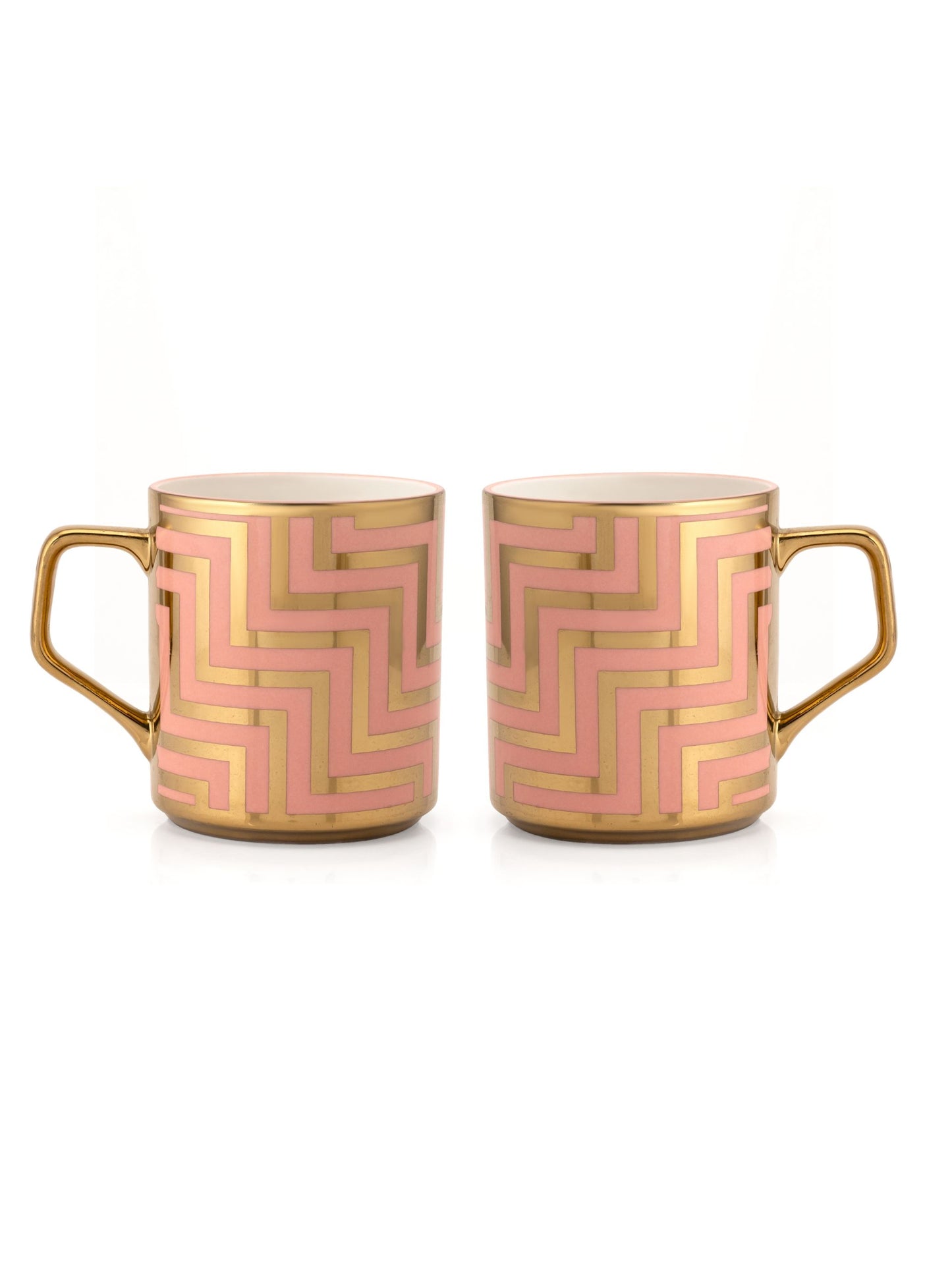 Avishka Ebony Coffee & Tea Mugs, 240ml, Set of 6 (E601)
