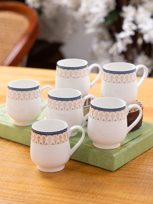 Ira Super Coffee & Tea Mugs, 150ml, Set of 6 (S397)
