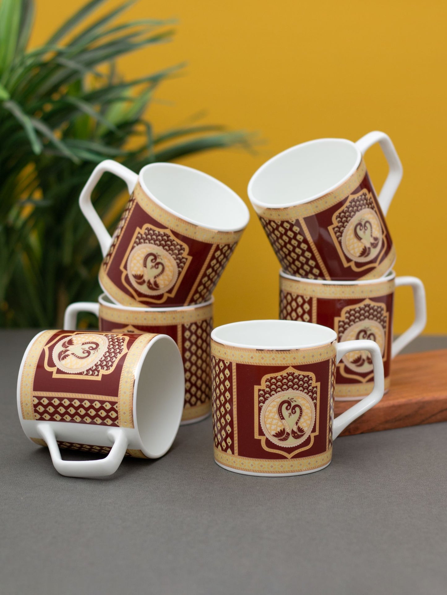 Director Midas Coffee & Tea Mugs, 200ml, Set of 6 (MI403)