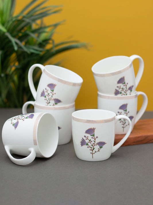 Alton Royal Velvet Coffee & Tea Mugs, 150ml, Set of 6 (RV903)