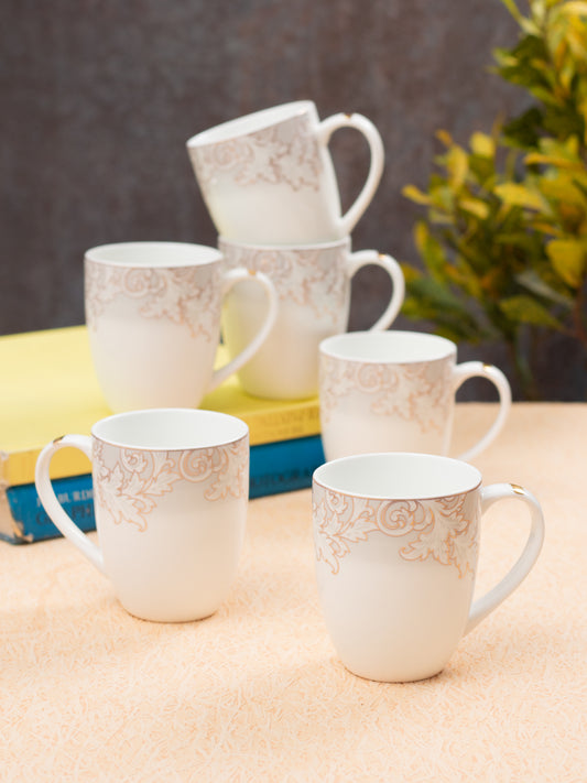 JCPL Ashley Crysta Coffee & Tea Mug Set of 6 (CR401)